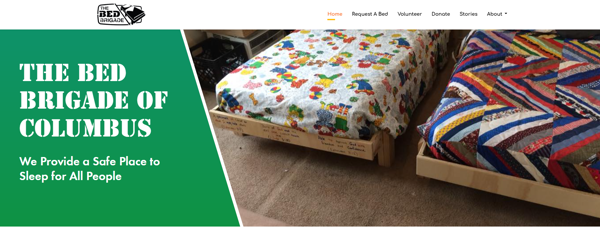 New Bed Brigade Columbus Website