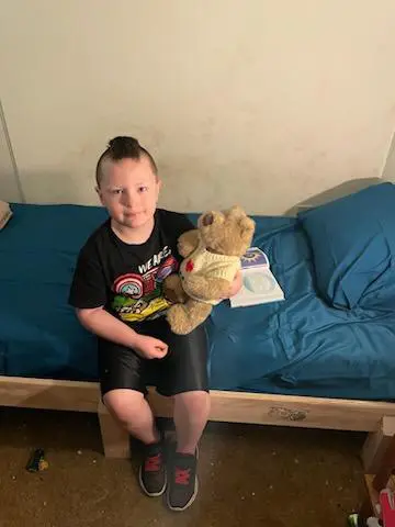 A New Bed and Teddy Bear for William